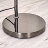 Koyoto floor lamp chrome, black, 1-light source