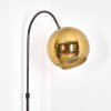 Koyoto floor lamp chrome, black, 1-light source