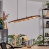 Fugelsta hanging light, pendant light LED black, 1-light source