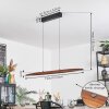 Fugelsta hanging light, pendant light LED black, 1-light source