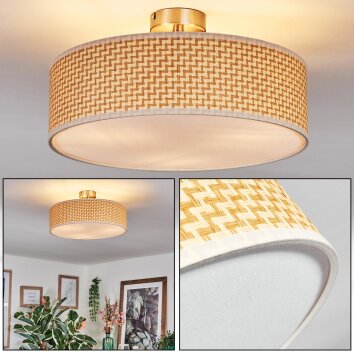 Foggia ceiling light matt nickel, 3-light sources