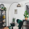 Baloca floor lamp matt nickel, black, 1-light source
