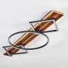 Pompu ceiling light LED Dark wood, black, 1-light source