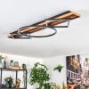 Pompu ceiling light LED Dark wood, black, 1-light source
