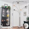 Nikkala floor lamp chrome, white, 5-light sources