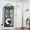 Nikkala floor lamp black, 3-light sources