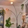 Nikkala floor lamp black, 3-light sources