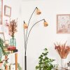 Lindberg floor lamp chrome, black, 3-light sources