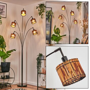 Cando floor lamp Ecru, 5-light sources