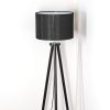 Soungou floor lamp chrome, black, 1-light source