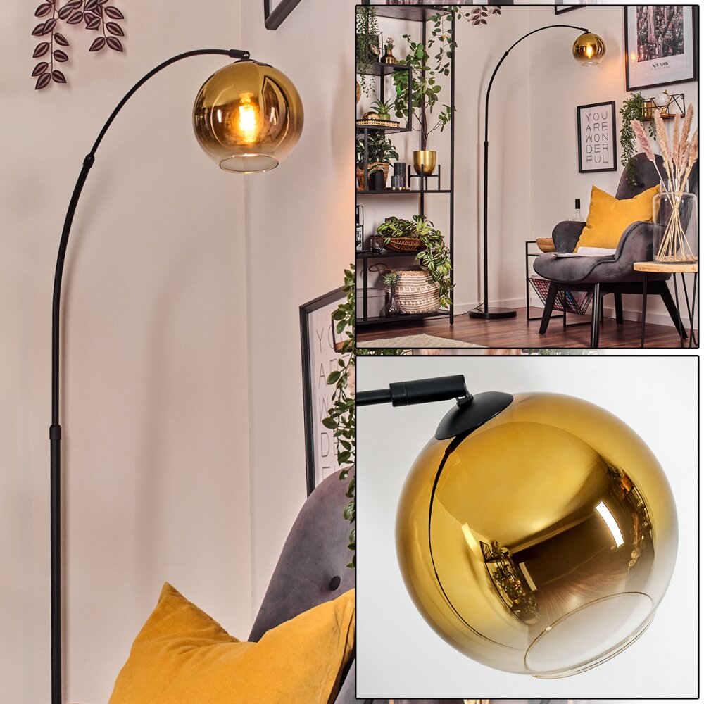 Koyoto floor lamp black, 1-light source main product photo