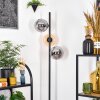 Gastor floor lamp 34 cm Amber, Smoke-coloured, 3-light sources