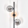 Gastor floor lamp 34 cm Amber, Smoke-coloured, 3-light sources