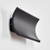 Grana outdoor wall light, wall light LED black, 2-light sources
