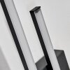 Glara outdoor wall light, wall light LED black, 2-light sources