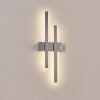 Glara outdoor wall light, wall light LED silver, 2-light sources