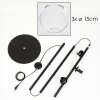 Koyoto floor lamp 31 cm clear, 3-light sources