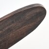 Mosstena Ceiling fan light Dark wood, black, Remote control
