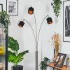 Alsen floor lamp matt nickel, black, 3-light sources