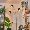 Alsen floor lamp matt nickel, black, 3-light sources