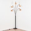 Lindberg floor lamp black, 5-light sources