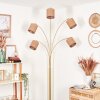 Soungou floor lamp brass, black, white, 5-light sources