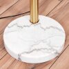 Soungou floor lamp brass, black, white, 5-light sources