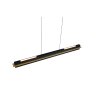 Trio lights Emerson pendant light LED black, 1-light source