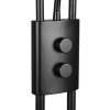 Trio lights Chris floor lamp LED black, 2-light sources