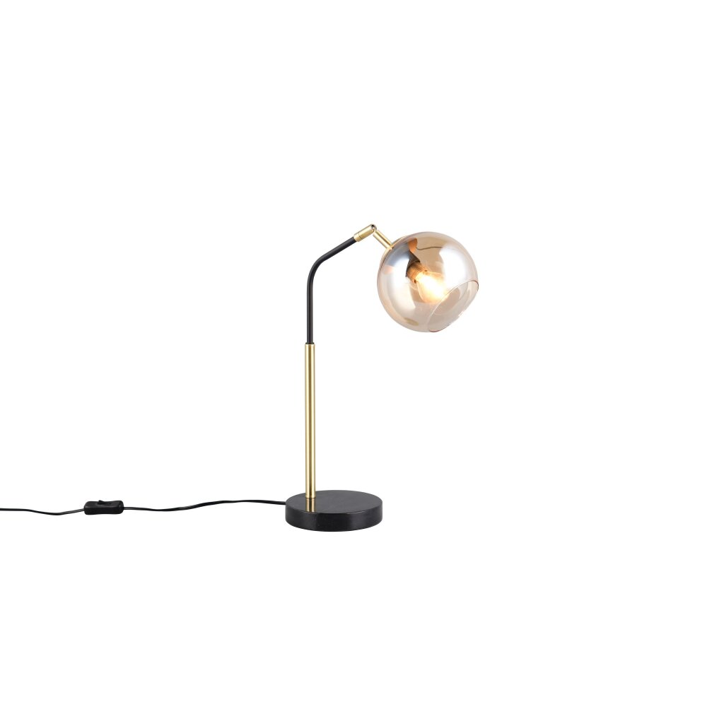 Trio lights Paxton table lamp black-gold, 1-light source main product photo