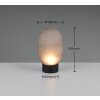 Trio lights Facette table lamp LED smoke coloured, 1-light source