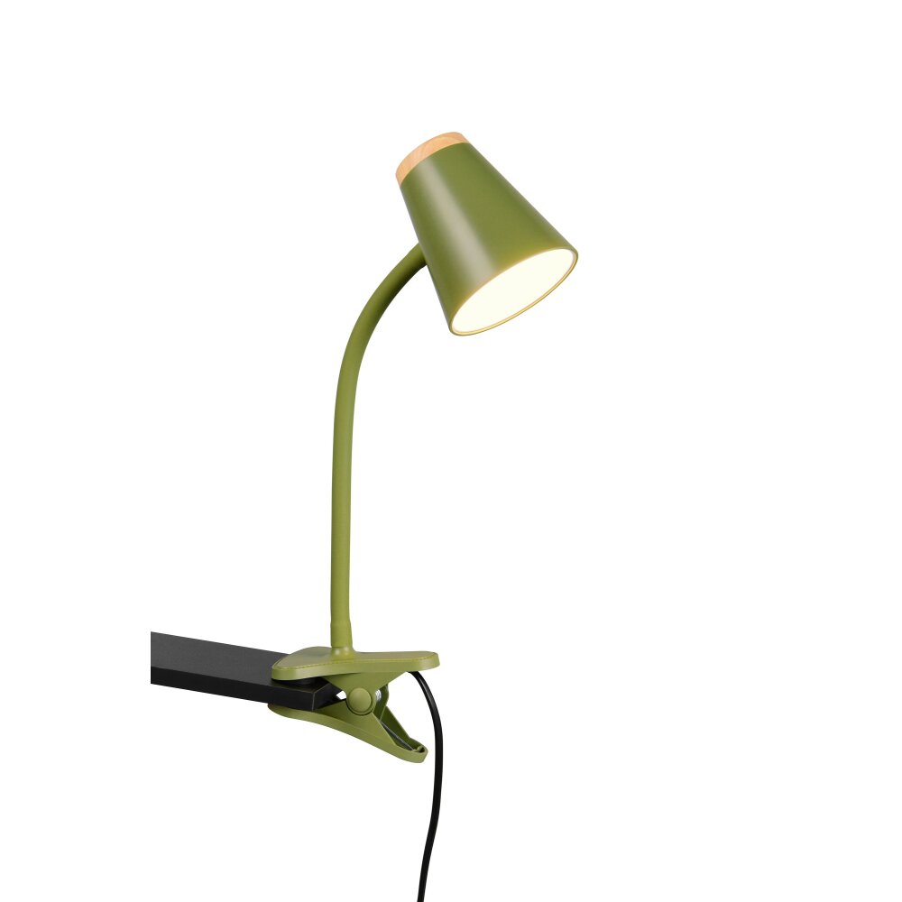 Reality lights Pongo clamp-on light LED green, 1-light source main product photo