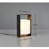 Reality lights Pail table lamp black, 1-light source