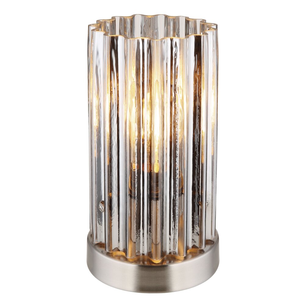 Globo lighting Cayden table lamp matt nickel, 1-light source main product photo