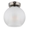Globo lighting Barry ceiling light chrome, matt nickel, 1-light source