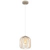 Globo lighting Dichti hanging light sand-coloured, 1-light source