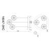 Globo lighting Virina hanging light LED chrome, 1-light source