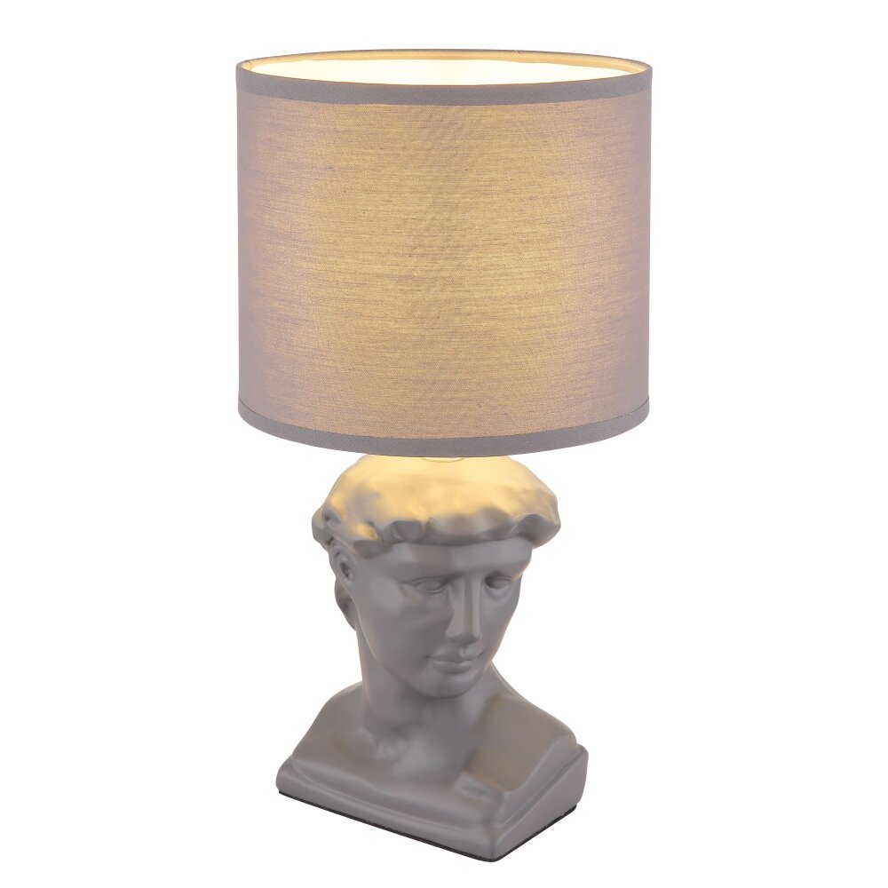 Globo lighting Hermes table lamp grey, 1-light source main product photo