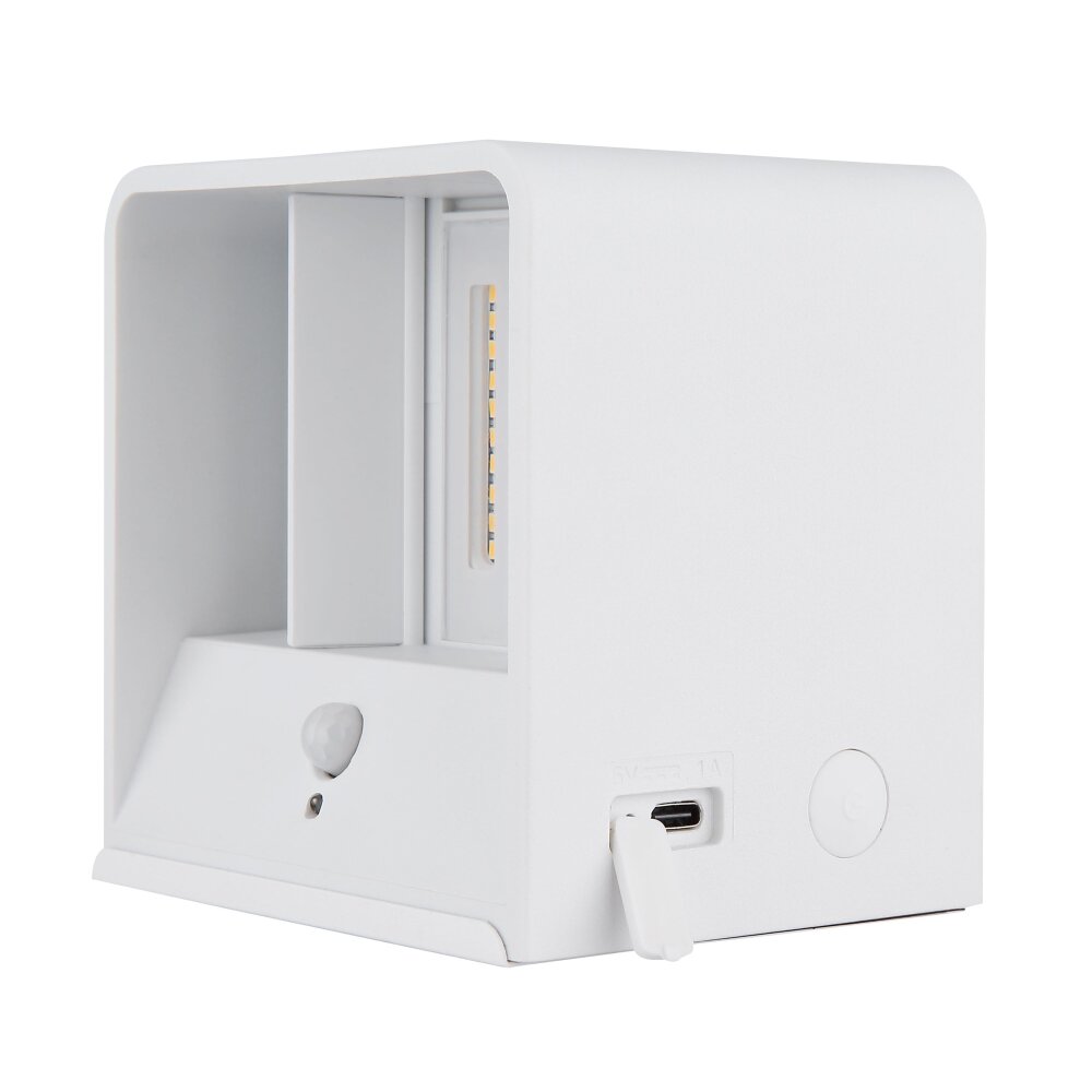 Globo lighting Veronika wall light LED white, 1-light source, Motion sensor
