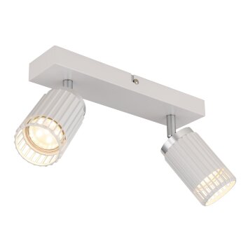 Globo lighting Korben ceiling light, ceiling spotlight white, 2-light sources