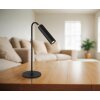Globo lighting Andra table lamp LED chrome, black, 1-light source