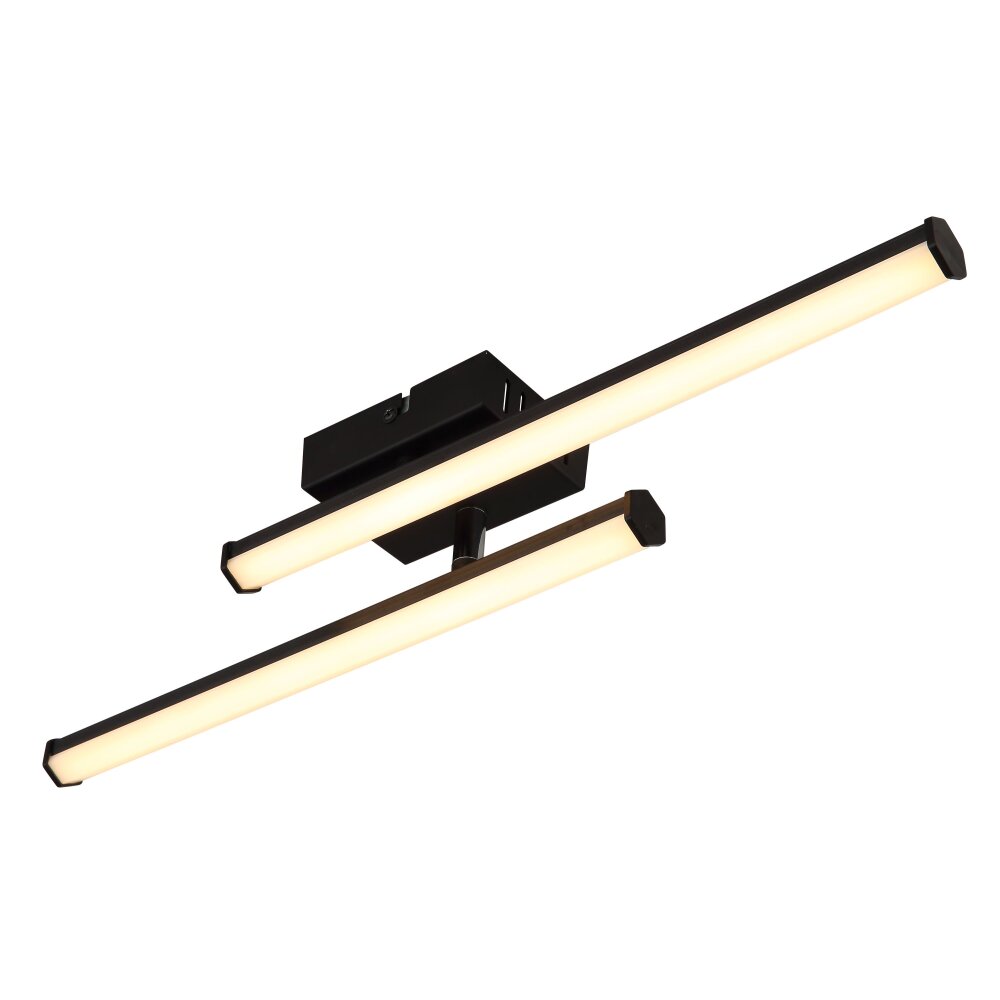 Globo lighting Kirina ceiling light LED black, 1-light source main product photo