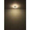 Globo lighting Melisand ceiling light LED silver, 1-light source