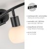Leuchten Direkt lights LOKI ceiling light LED black, 4-light sources