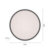 Leuchten Direkt lights KYLE ceiling light LED black, 1-light source