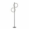 Leuchten Direkt lights RITUS floor lamp LED black, 2-light sources