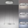 Paul Neuhaus lights E-Clipse pendant light LED silver, 2-light sources, Remote control