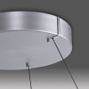 Paul Neuhaus lights E-Clipse pendant light LED silver, 2-light sources, Remote control