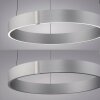 Paul Neuhaus lights E-Clipse pendant light LED silver, 2-light sources, Remote control