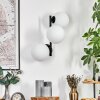 Gastor globe light, wall light white, 3-light sources